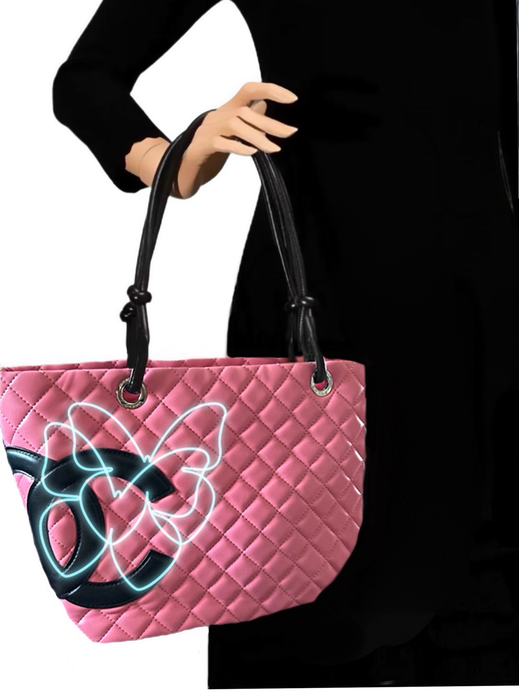 Luxury Baby Pink Shoulder Tote